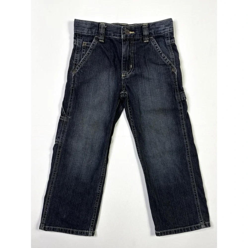 Wrangler Jeans Boys 5 Regular Carpenter Blue Denim Youth Cowboy